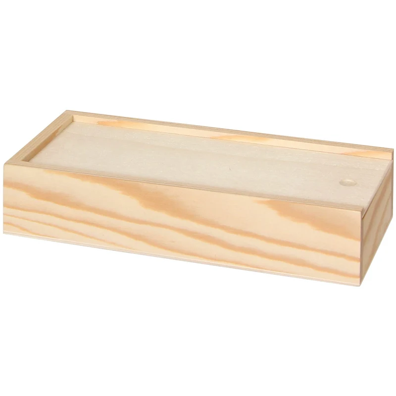Scatola di legno personalizzata 18,5x8,5x5cm