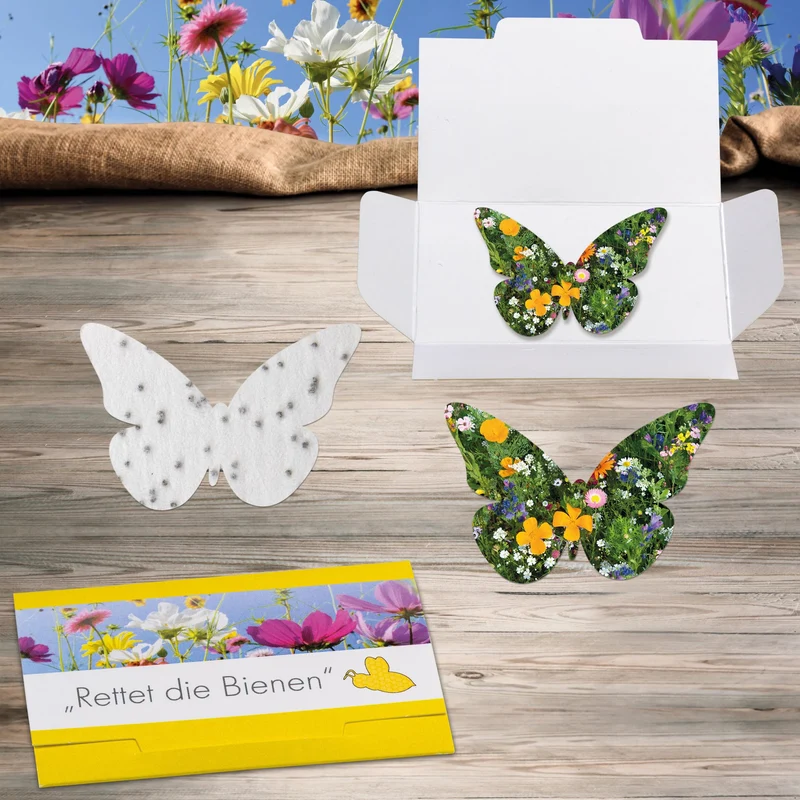 Cartolina Farfalla Piantabile