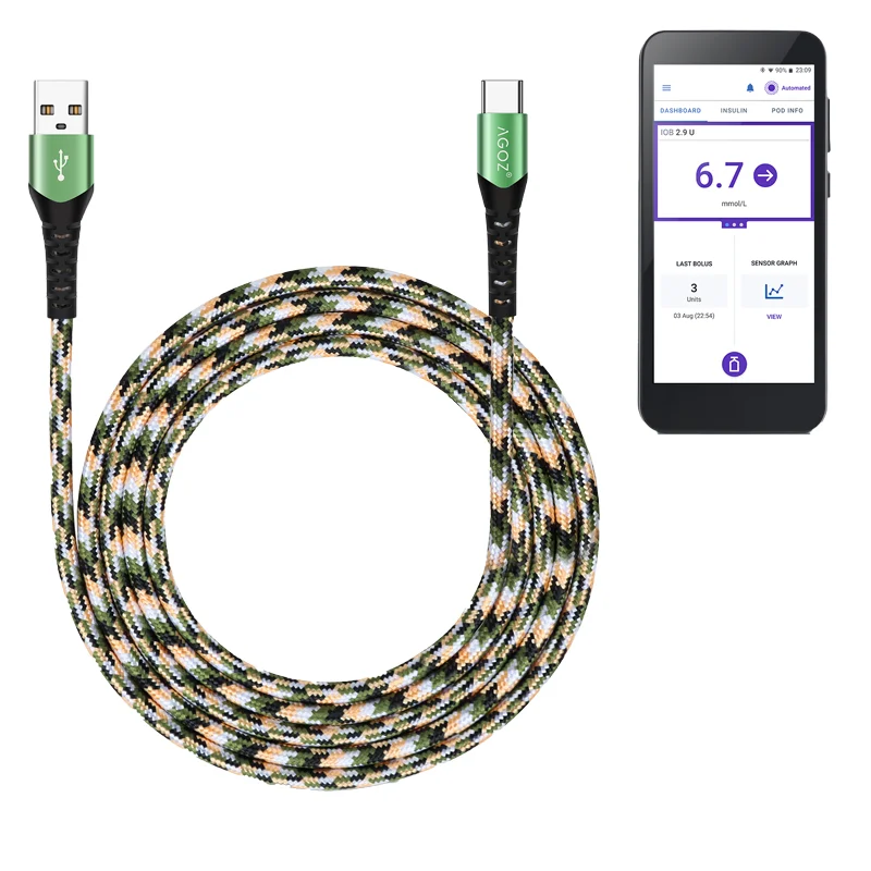 Omnipod 5 Controller USB-C Charger Cable