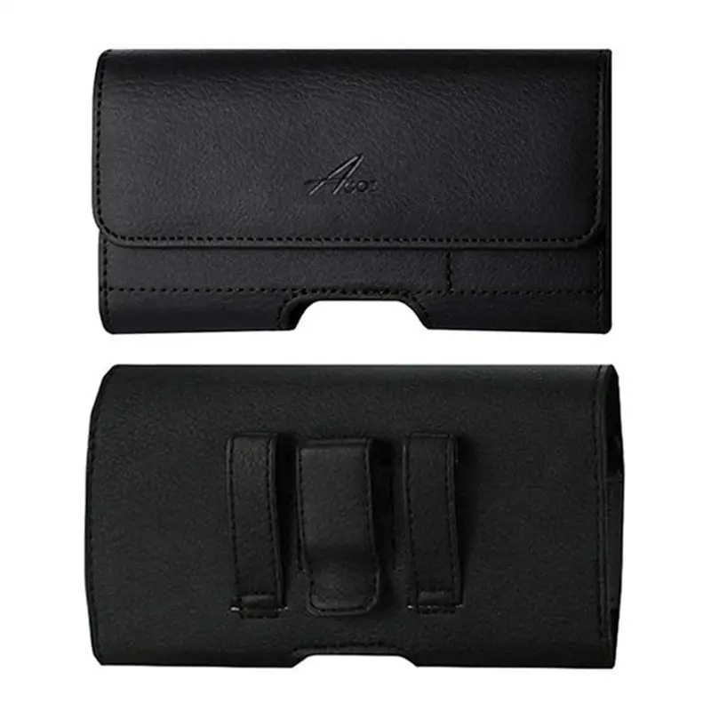 Leather Wallet Case with Belt Clip and Loop