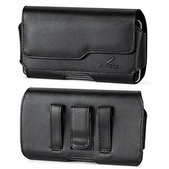 Leather Case with Z-Lid Magnetic Closure