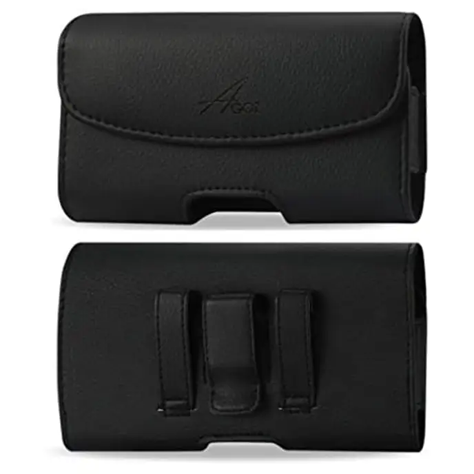 Leather Case with Belt Clip and Loop