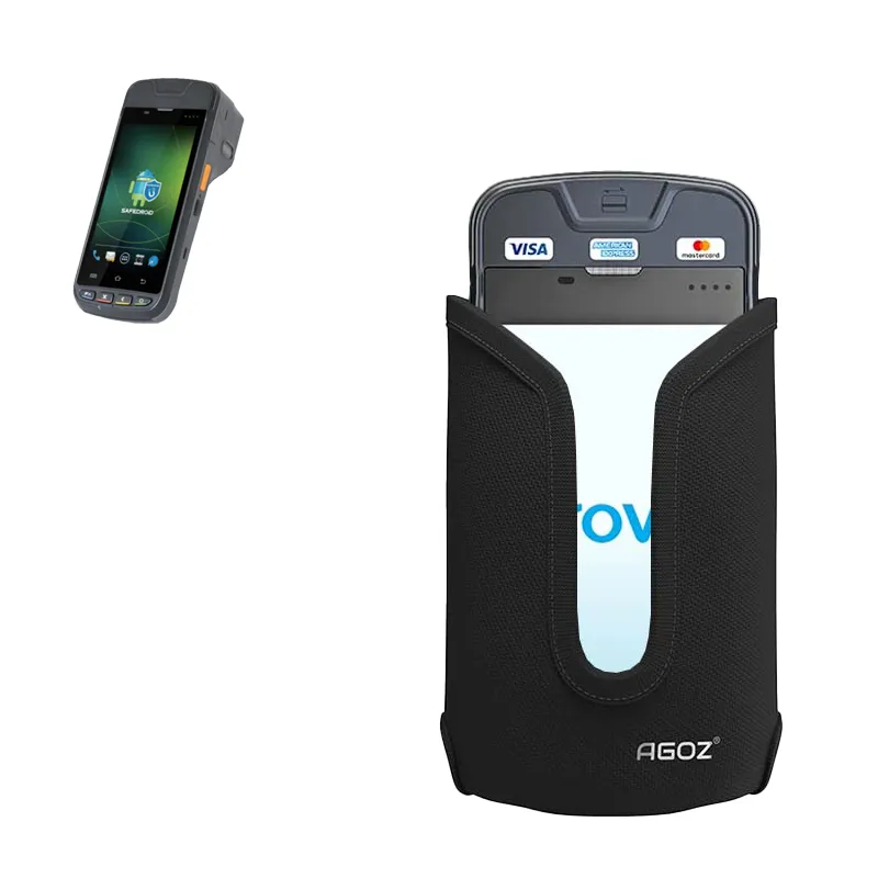 Durable Urovo Handheld POS Case with Metal Belt Clip