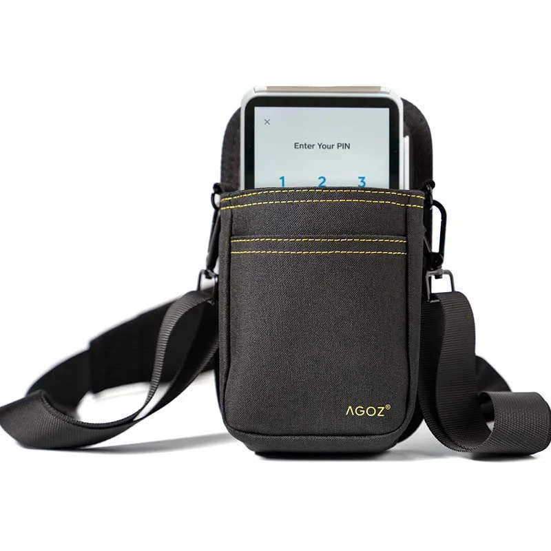 Square POS Holster with Crossbody Shoulder Sling