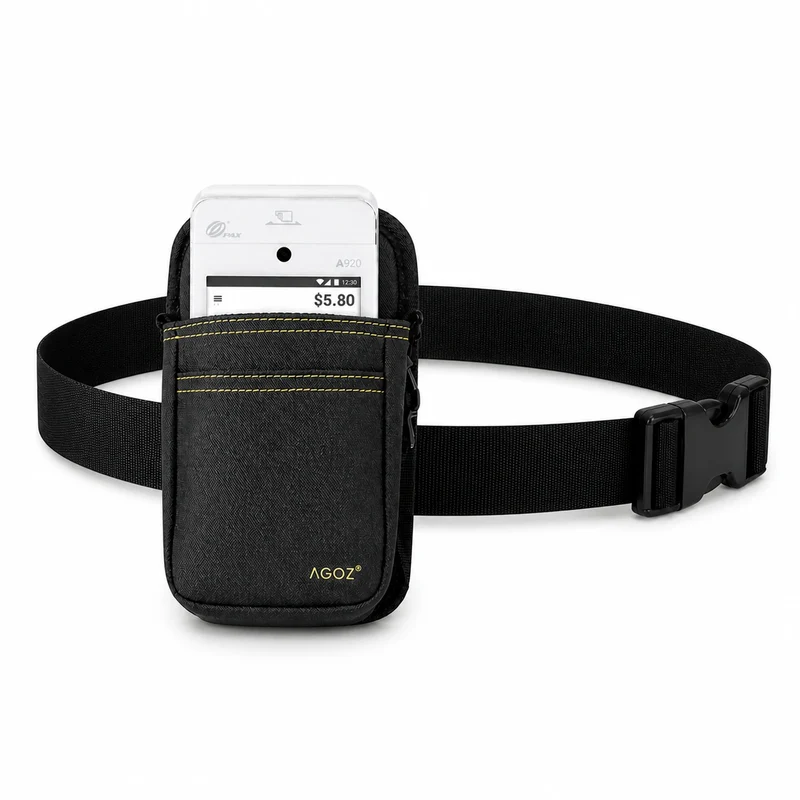 PAX Handheld POS Terminal Holster with Rugged Waist Belt