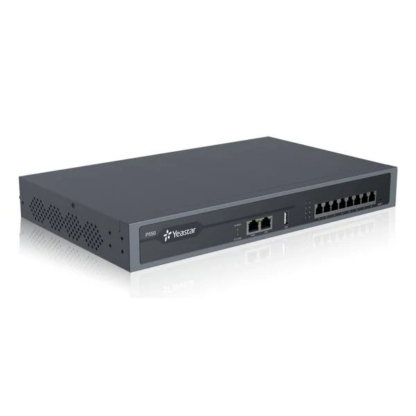 Yeastar P570 - Centralino hardware, rack 1U, Users: 300 (up to 500), Max Concurrent Calls: 60 (up to 120) [P570]