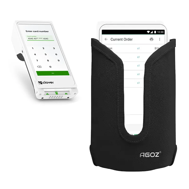Clover Flex Handheld POS Terminal Holster with Belt Clip | Agoz