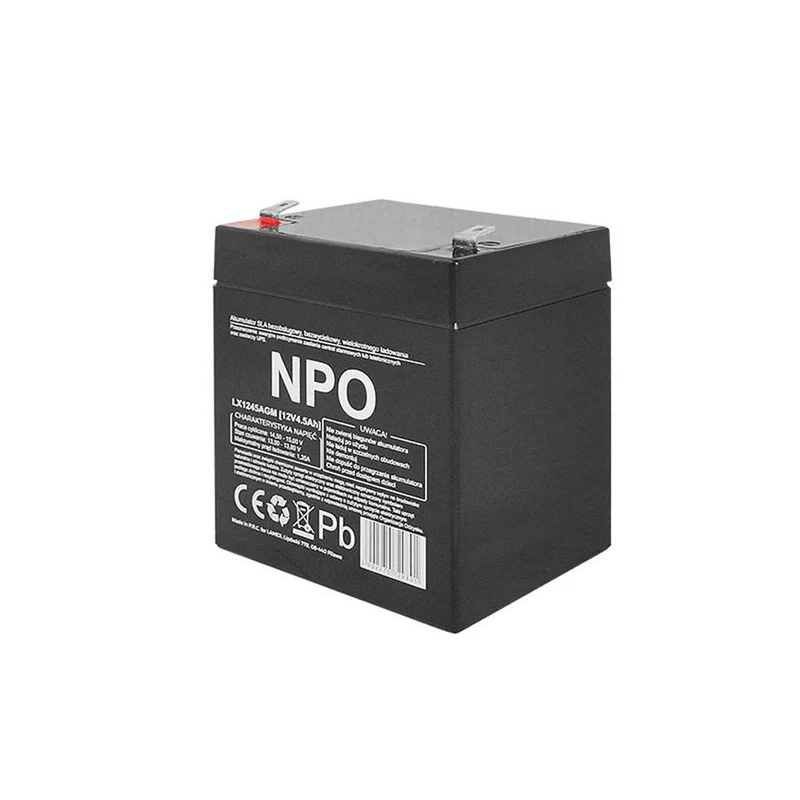 Batteria al gel uso vario LX1245 LAMEX 12V 4,5Ah