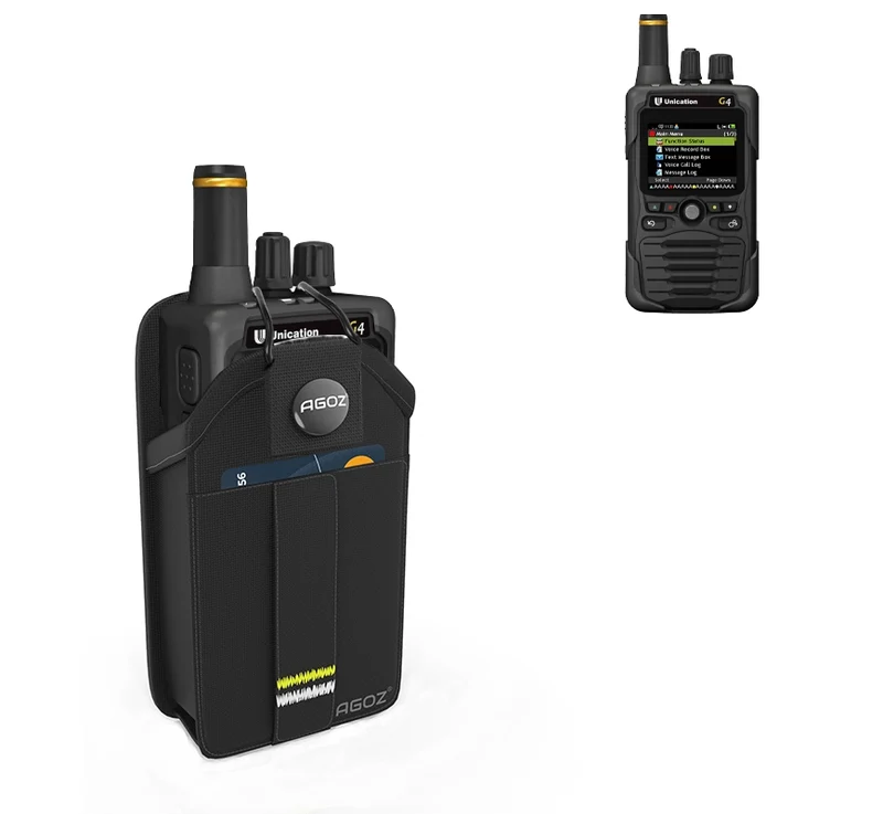 Military-Grade Unication G5 G4 G3 G2 G1 Voice Pager Case with Snap Closure