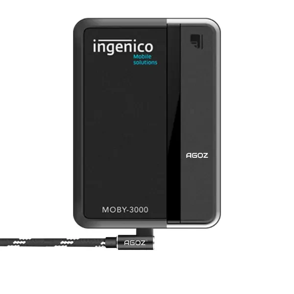 Micro USB L-Shape Cable Charger for Ingenico Mobile Card Reader