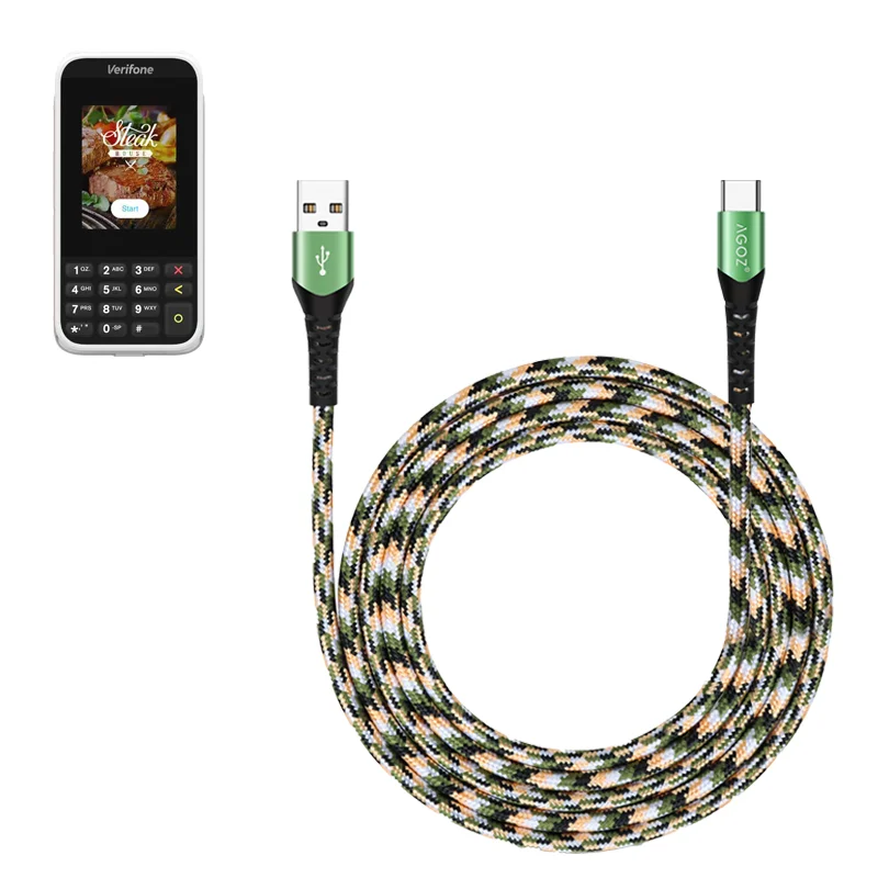 USB-C Cable Fast Charger for Verifone e285 mPOS