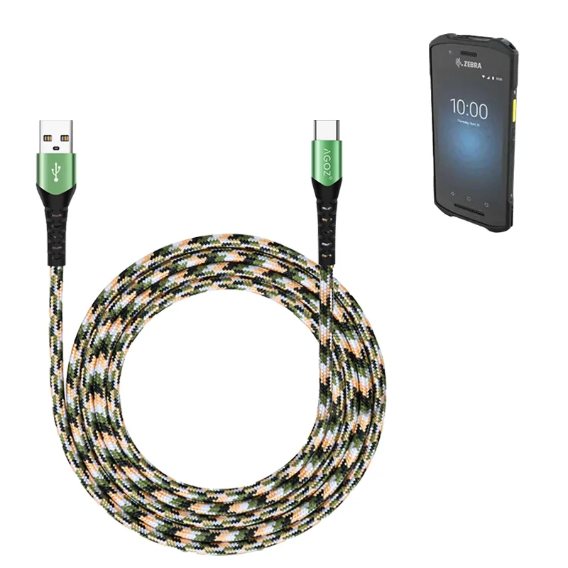 Zebra Handheld Computer USB-C Fast Charger Cable for Scanner Workstations | Agoz