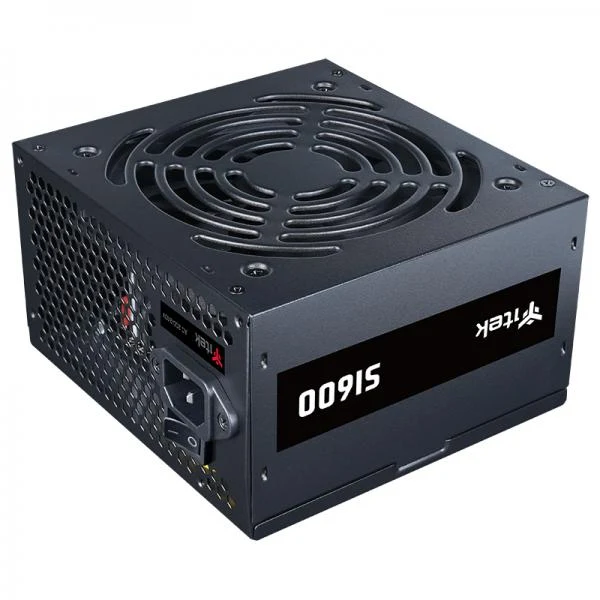 ITEK ALIMENTATORE SI600 - 600W, EFFICIENZA 80+, PFC ATTIVO, 12CM SILENT FAN [ITPSESI600]