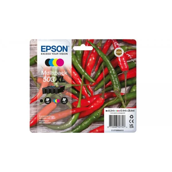 EPSON CART INK PEPERONCINO, 4-COLOURS 503XL [C13T09R64010]