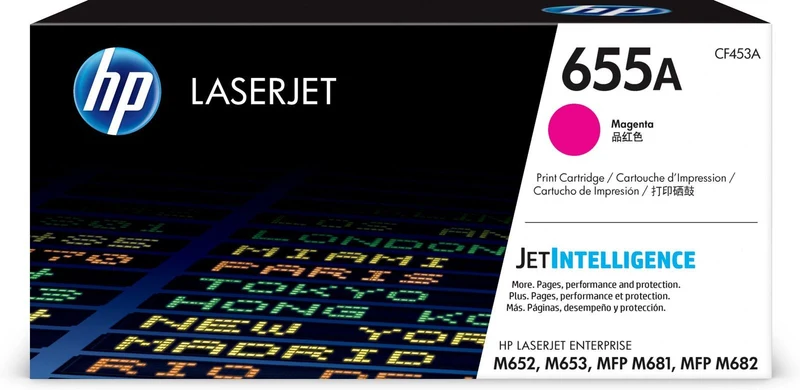 HP Cartuccia toner magenta originale LaserJet 655A [CF453A]