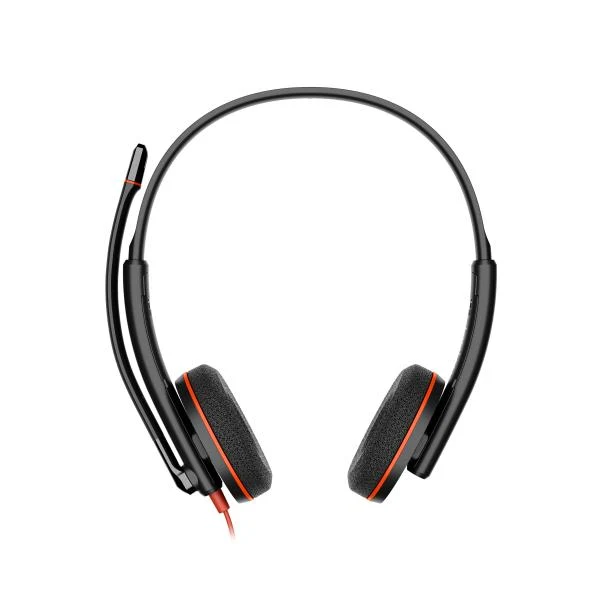 HP Poly Cuffie Poly Blackwire 3220 stereo USB-C + adattatore USB-C/A (sfuse) [8X228A6]