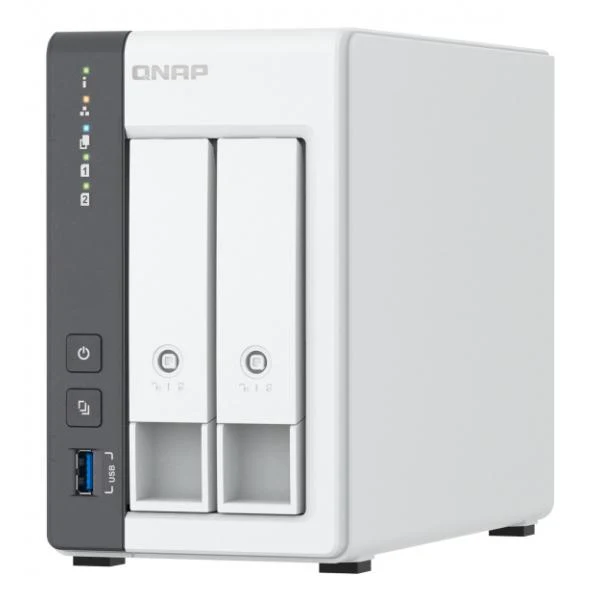 Qnap ARM 4-core Cortex-A55 2.0GHz - NAS Tower - 2x 3.5-inch SATA 6Gb/s [TS-216G]