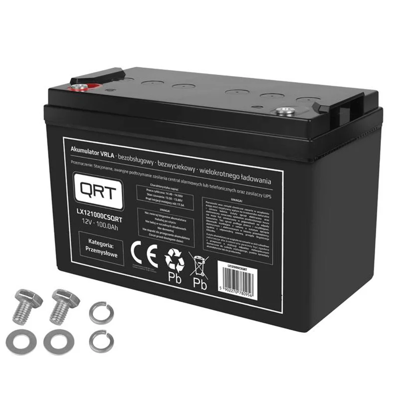 Batteria al gel AGM UPS 12V 100Ah ampio uso colore nero