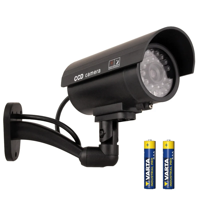 Atrapa IR9000 B Telecamera IR LED + 2x batteria AAA Varta Industrial