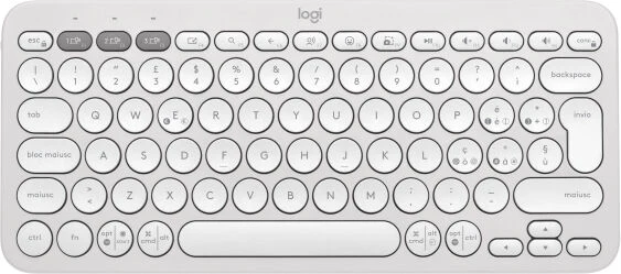 Tastiera Bluetooth Pebble Keys 2 K380s - Bianco