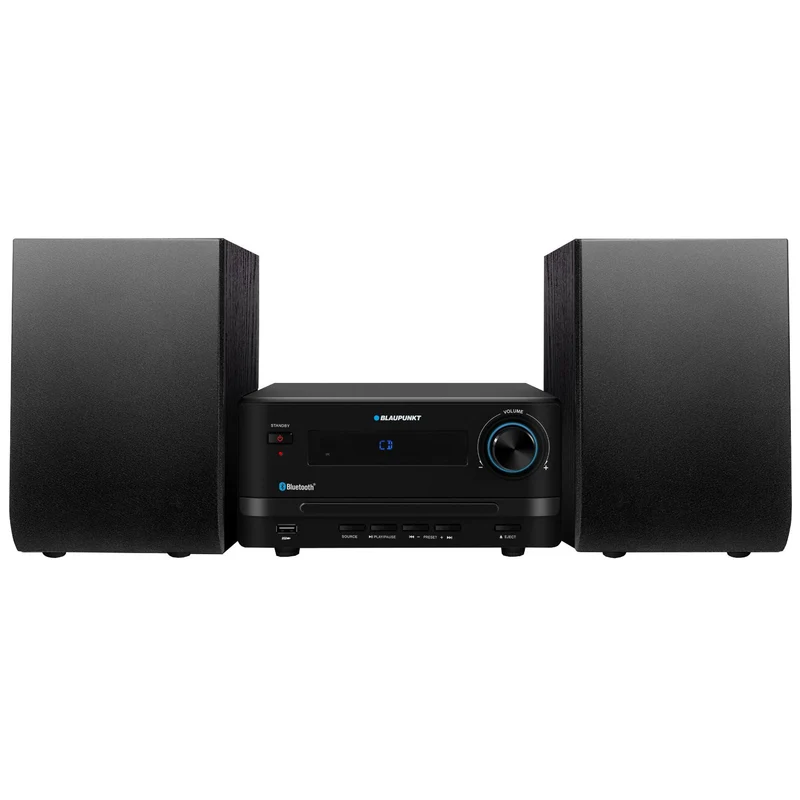 Microtorre Blaupunkt, potenza 45 W, radio FM, presa AUX e connettore USB, Bluetooth, MS14BT