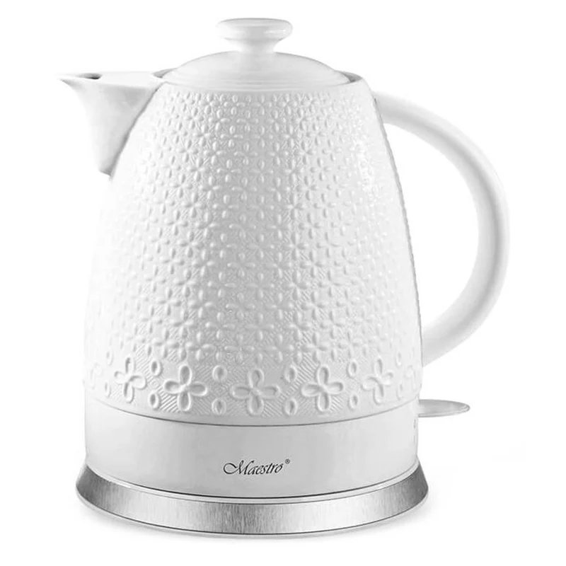 Maestro MR-073 Bollitore in ceramica 1,5l 1200W bianco