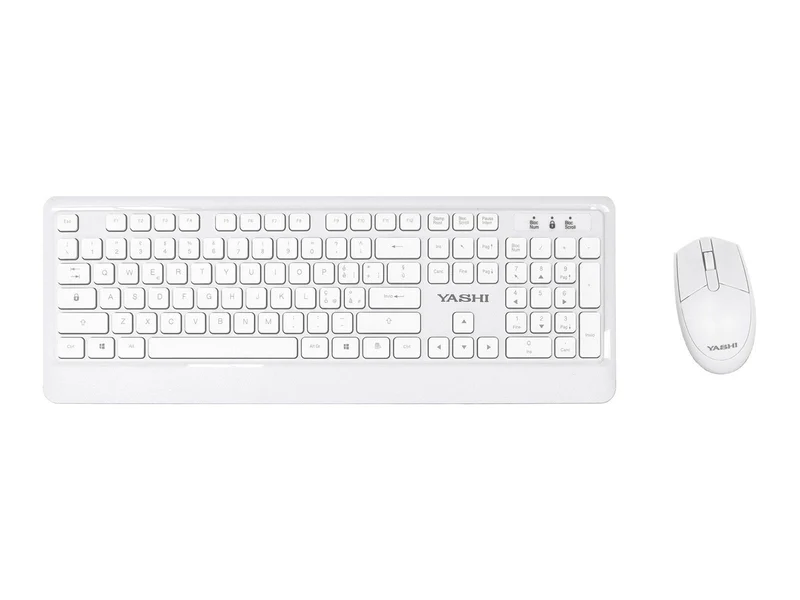YASHI MY538 tastiera RF Wireless Bianco [MY538]
