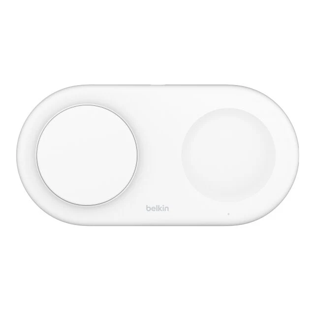 Tappetino Di Ricarica Wirless Magnetico 2in1 15w Qi2 - Bianco