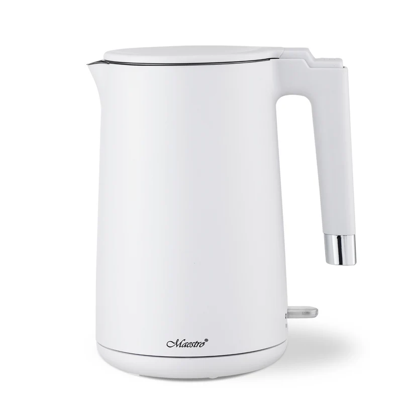 Bollitore elettrico Maestro, 1800W, 1,7l, bianco, MR-026