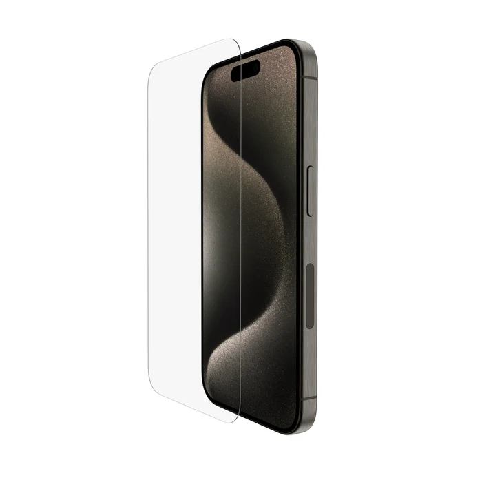 Vetro Temperedglass Antimicrobico Per Iphone 16 Pro con supporto per l’installazione incluso