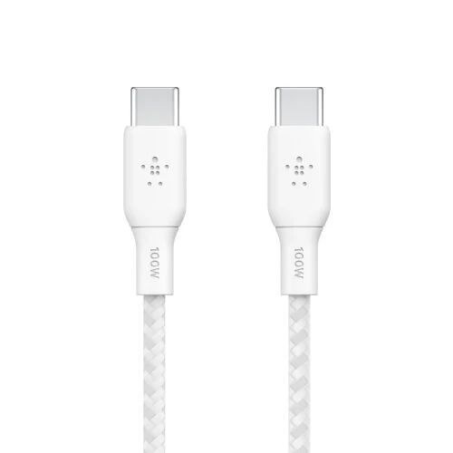 Cavo Intrecciato 100w Usb-C To Usb-C 2m - Bianco