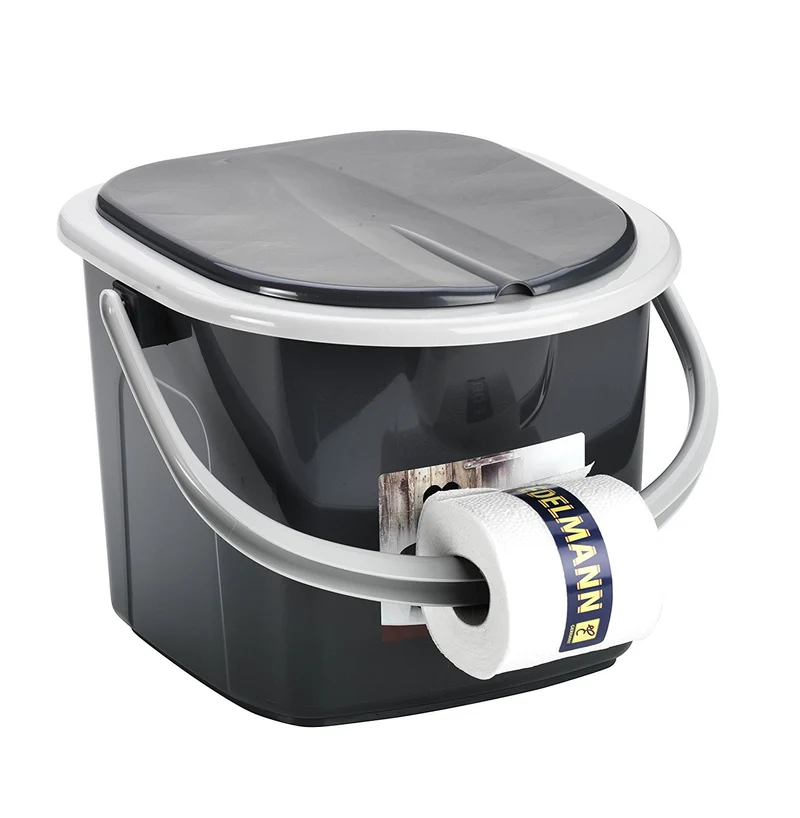 Toilette BranQ Portatile Secchio 15,5L disponibile in 3 colori