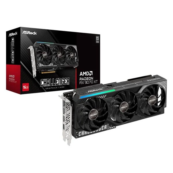 VGA ASROCK RADEON RX 9070 XT CHALLENGER 16GB [RX9070XT CL 16G]