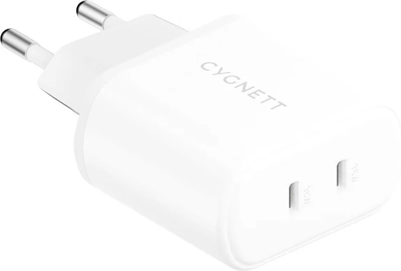 Alimentatore 35W Dual USB-C Wall Charger EU - Bianco