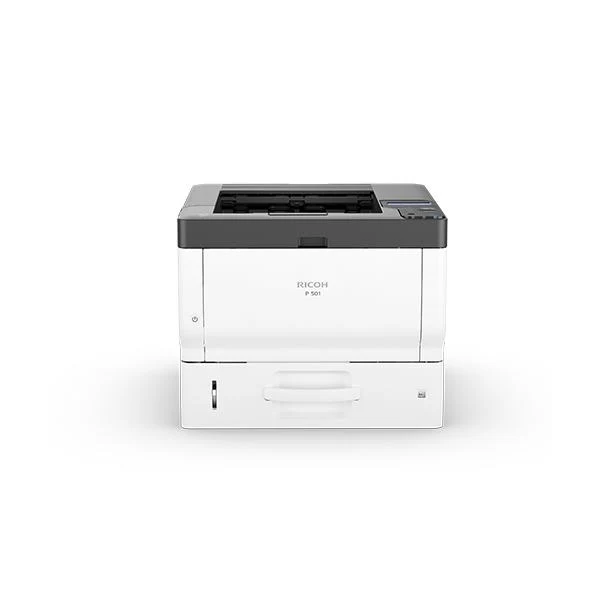 Ricoh P 501 Mono Laser Printer - A4 - Laser Printer - Black/White - 1200 x 1200 DPI - White [418363]