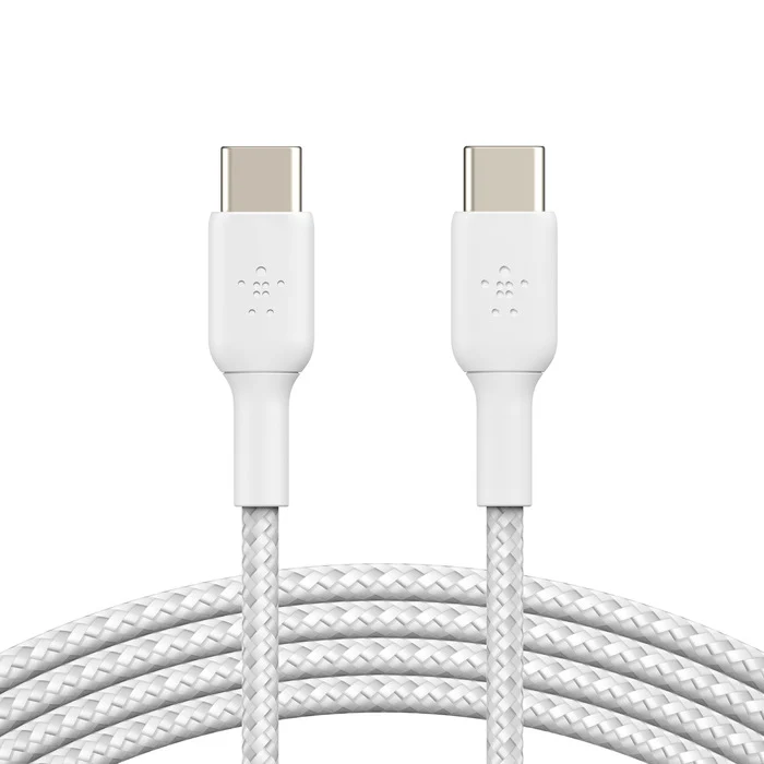 Cavo intrecciato da USB-C a USB-C 1 metro - Bianco
