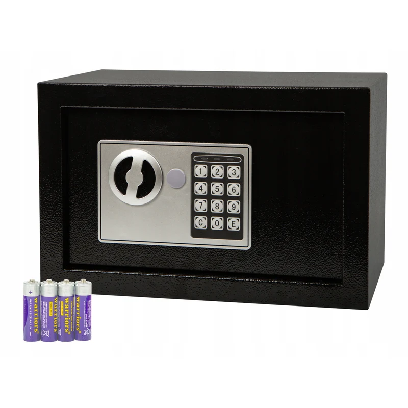 Cassaforte a cassetto con serratura elettronica Blow, dimensioni 31x20x20 cm, chiusura con chiave + codice, 44-702