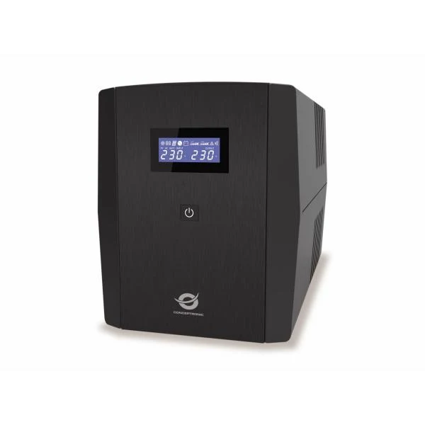 Conceptronic 1500VA 900W UPS - IEC x 6 - HID USB - RJ45 In/Out - AVR [ZEUS08E]