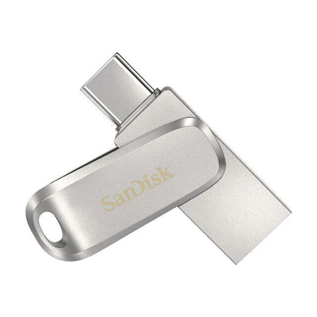 Chiavetta USB SanDisk Ultra Dual Luxe 128 GB Unità USB Type-C 150MB/s USB 3.1 Gen 1 - Argento
