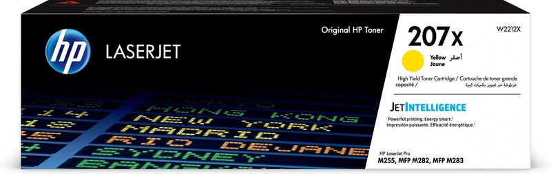 HP Cartuccia toner giallo originale LaserJet 207X ad alta capacità [W2212X]