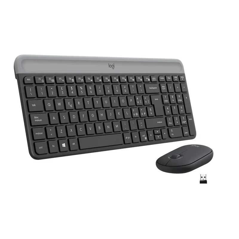 Logitech MK470 Kit Mouse e Tastiera Wireless [920-009196]