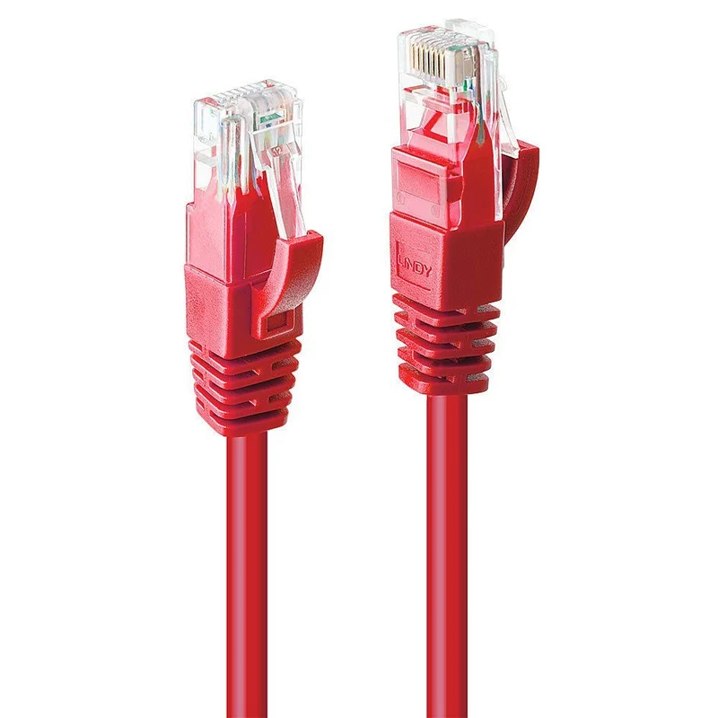 Lindy 48037 cavo di rete Rosso 10 m Cat6 U/UTP (UTP) [LINDY48037]