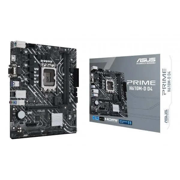 ASUS PRIME H610M-D D4 Intel H610 LGA 1700 micro ATX [90MB1A00-M0EAY0]