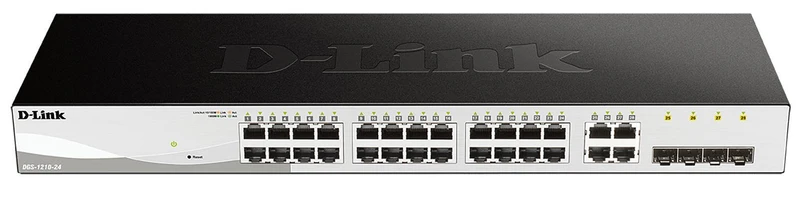 D-Link DGS-1210-24 Gestito L2 Gigabit Ethernet (10/100/1000) 1U Nero [DGS-1210-24]