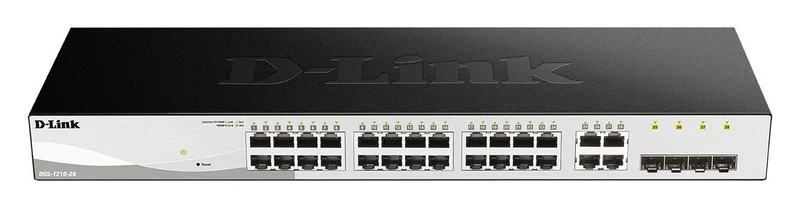 D-Link DGS-1210-28 Gestito L2/L2+ 1U Nero [DGS-1210-28/E]