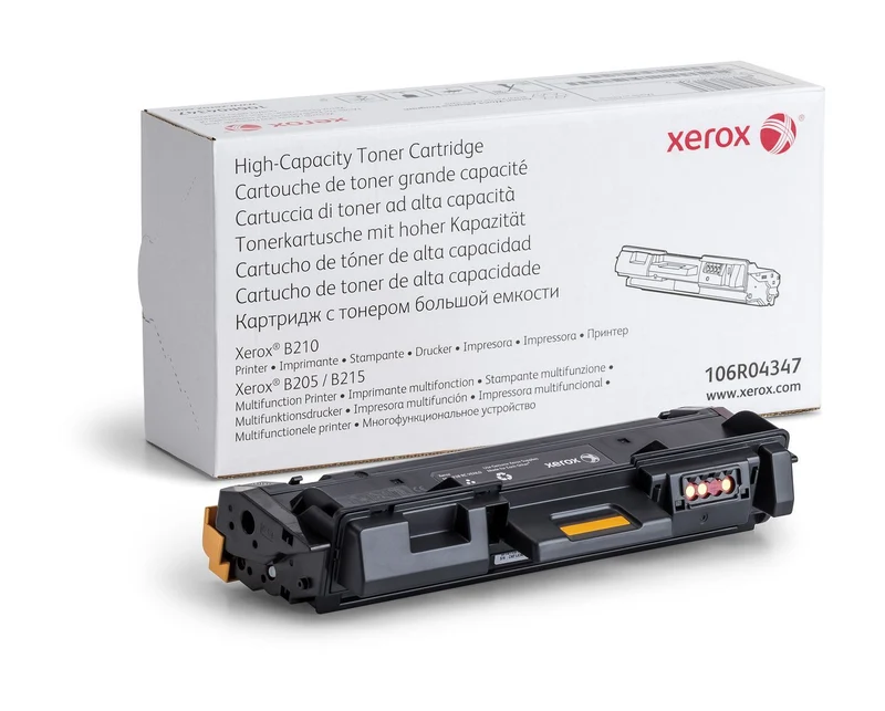 Xerox Cartuccia toner Nero a Alta capacità da 3000 Pagine per Stampante B210, Stampante multifunzione B205/ B215 (106R04347) [106R04347]