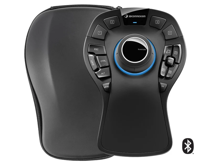 3Dconnexion SpaceMouse Pro Wireless BLUETOOTH mouse Ufficio 6DoF [3DX-700119]