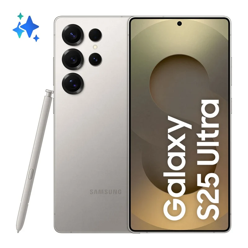 Samsung Galaxy S25 Ultra Smartphone AI, Display 6.9'' QHD+ Dynamic AMOLED 2X, Fotocamera 200MP, RAM 12GB, 512GB, 5.000 mAh, Titanium Gray [SM-S938BZTGEUE]