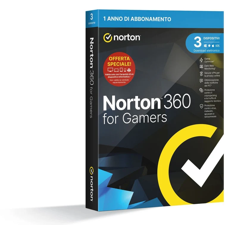 NortonLifeLock Norton 360 for Gamers 2023 Gestione della sicurezza Full 1 licenza/e 1 anno/i [21429372]