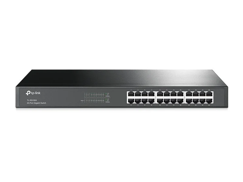 TP-Link TL-SG1024 switch di rete Non gestito L2 Gigabit Ethernet (10/100/1000) Nero [TL-SG1024]